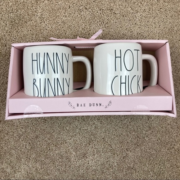 Rae Dunn Other - Rae Dunn Honey Bunny Hot Chick Easter Mug Set NIB